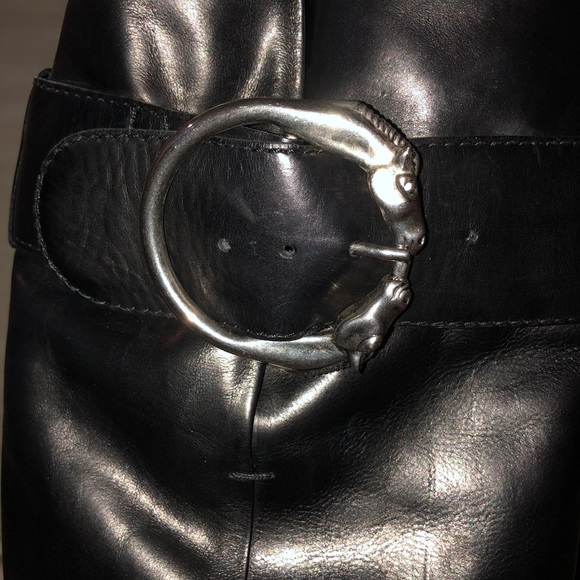 Gucci leather knee high boots - Picture 2 of 8